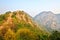 The fall scenery of Jiaoshan mountains