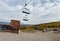 Fall view of the Aspen Snowmass Ski Resort with hill lift