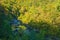 Fall View of Maury River at Goshen Pass, Virginia, USA