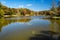 Fall View Pandapas Pond in Giles County, Virginia, USA