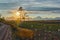 Fall Wyoming sunset in the Grand Tetons