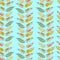 fallen autumn leaves in vertical rows vector seamless pattern of stamps of natural leaves paint on paper. background for fabric,