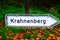 fallen down sign: Krahnenberg