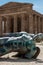 Fallen Icarus, Concordia Temple, Agrigento, Sicily