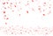 Falling bright red Glitter confetti, ribbon, stars celebration, serpentine isolated on white background. confetti flying on the