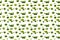 Falling lime isolated on white background. not pattern. Vitamin background made from falling limes
