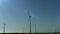 Falling meteorite on the wind generators field