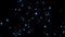 Falling Stars cartoon over black background very easy to use them over your videos using alpha channel, stars rain