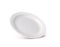 Falling white dish  plate isolated