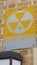 Fallout Shelter sign on Cold War era building