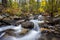 Falls creek in autumn,