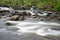 Falls of Dochart near Killin in Scottish Highlands, long exposure