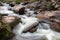 Falls of Dochart near Killin in Scottish Highlands, long exposure