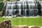 The falls garden in Eur lake, Rome