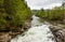 Falls Probiy in Yaremche, Carpathians, Ukraine