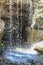 Falls in stone grotto