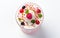 Falooda dish on the white background -Generative Ai