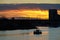 False Creek Commuter Ferry at Sunset