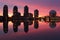 False Creek, Dawn Skyline, Vancouver