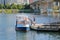 False Creek Ferry Captain and Passenger