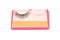 False eyelashe in pink package