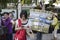 Falun Gong protester in Bangkokg