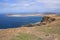 Famara cliffs and the island La Graciosa. North Lanzarote, Canary Islands, Spain.