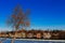 The famed Philadelphiaâ€™s boathouse row in Fairmount Dam Fishway