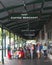 Families at an atmospheric terrace at historic Queen Victoria Market,Melbourne, Australia