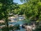 Families in Audra State Park near Buckhannon in West Virginia