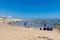 Families on the beach at Cape Paterson in South Gippsland.