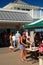 Families enjoy a lunch on the Jersey Shore Boardwalk