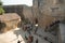 Families and people entering the famous landmark fort diu through the main gate in gujarat