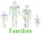 Families Word Represents Relations Family And Text