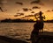 Familiy at Sunset around Willemstad