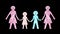 Family With 2 Moms-Animated-Transparent