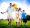 Family Activity Outdoors Picnic Relaxation Concept