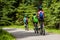 Family biking