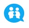 Family chat icon communication