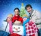 Family Christmas Holiday Winter Happiness Concept