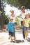 Family On Countryside Walk Together