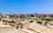 Family crypts in the town cemetery near Agrigento, Sicily