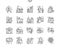 Family decorates the Christmas home Well-crafted Pixel Perfect Vector Thin Line Icons 30 2x Grid for Web Graphics and