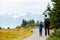 Family enjoying olympic national park