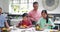 Family Enjoying a Stir Fry at Home