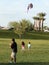 A Family Flies a Kite, Summerlin, Las Vegas