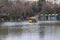 A family in a funny boat