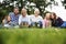 Family Generations Parenting Togetherness Relaxation Concept