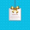 Family Gift Card Hanging on Knit Label Tag Place