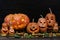 Family of Halloween Pumpkins